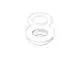 DORNBRACHT-Befestigung-mit-Dichtungen-ERSATZTEILE-04231000405-D-45-mm-3-4-0423100040590 gallery number 1